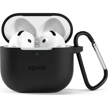 Pouzdro na mobilní telefon Epico odolný silikonový kryt pro Airpods 4 černý