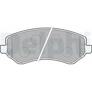 Brzdová destička Sada brzdových destiček, kotoučová brzda DELPHI LP1773