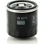 Olejový filtr MANN-FILTER W 67/1