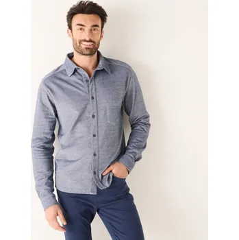 Dámská košile Košile z piké úpletu modrámelír 51/52