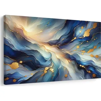 Obraz Dovido Obraz modrozlatý proud světla