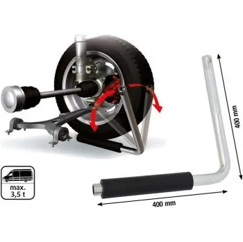 Tester vůle nápravy/kloubu KS Tools 700.1465