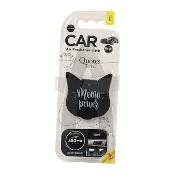 Vůně do auta Vůně do auta AROMA CAR QUOTES CAT černá MTMP025670