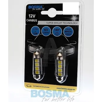 Autožárovka Žárovka 12V LED SV8,5W 4xSMD 5050 bílá BOSMA 3789