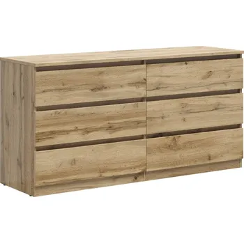 Komoda TETRIX komoda KOM6S, dub wotan 150x76x45 (SxVxH)