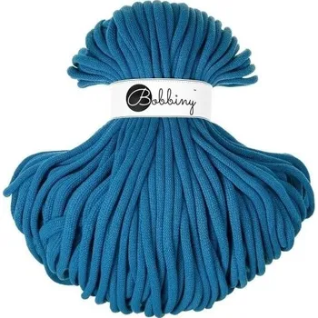 Příze Bobbiny Jumbo Braided Cord 9 mm 100 m Dopamine Blue Šňůra