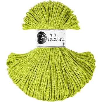 Příze Bobbiny Junior Braided Cord 3 mm 100 m Dopamine Lime Šňůra