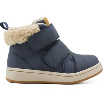 Chlapecké sněhule EXANI Dětské zimní boty zateplené kotníčkové EXANI TERRY - modré Velikost: 21