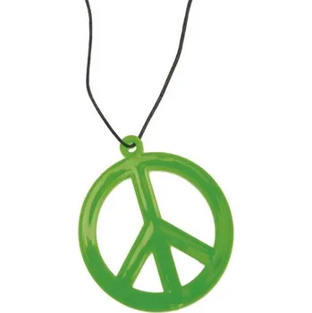 Karnevalový doplněk Náhrdelník Hippie různé barvy