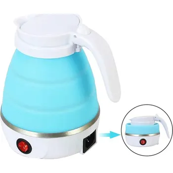 Rychlovarná konvice Cestovní elektrická silikonová skládací konvice