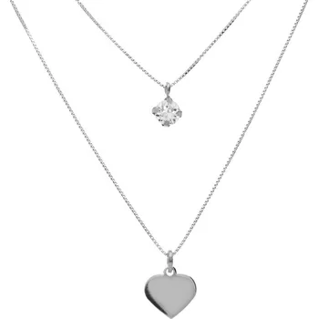 Náhrdelník Stříbrný náhrdelník Victoria Cruz A3362-07HG