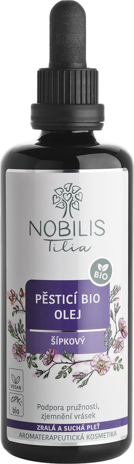 Nobilis Tilia Pěsticí BIO olej šípkový 100 ml fialové sklo