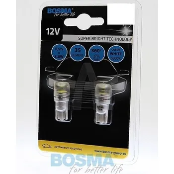 Autožárovka Žárovka 12V LED T10 1xSMD 7080 bílá BOSMA 4014