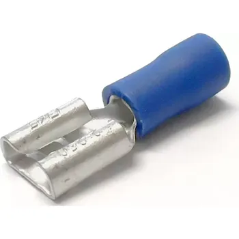 Auto elektroinstalace Konektor - kolík 6,3 mm - modrý