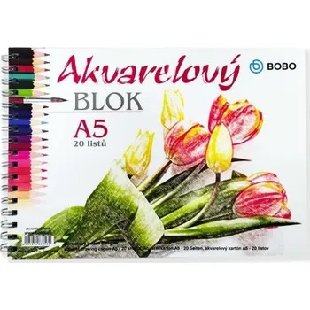 Blok Akvarelový blok A5 20 listů
