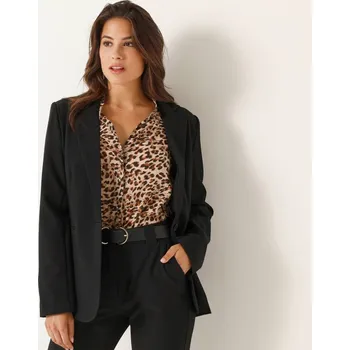 Dámské sako Splývavý blejzr černá 54