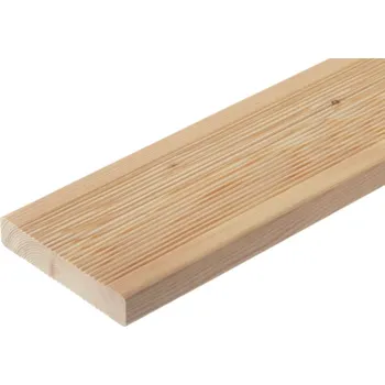 Terasové prkno DAKOTA Living Dřevěná terasová prkna MODŘÍN SLEZSKÝ 27 x 138 x 4000 mm - Jemná drážka. AB Kvalita