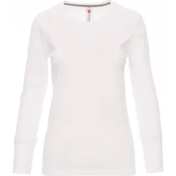 Pánské tričko PAYPER PINETA LADY dámské tričko s dlouhým rukávem Barva: bílá, Velikost: XL