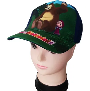 Kšiltovka Eplusm Chlapecká kšiltovka MÁŠA A MEDVĚD modrá Barva: Modrá tmavá, Velikost: 54