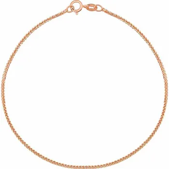 Náramek Zlatý náramek Fox z růžového zlata 1 mm varianta 18 cm FNN1788BGR-18 cm