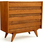 Dřevěná komoda Postelia PATTI 4 zásuvky 120x45 cm z masivu