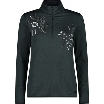 Dámský funkční rolák CMP Campagnolo Woman Sweat 33l1166-U973 Black Melange 25/26