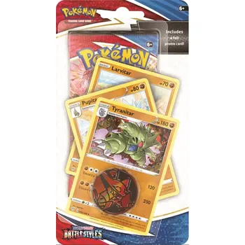Sběratelská karetní hra The Pokémon Company Pokemon TCG: Battle Styles Premium Checklane Blister Tyranitar