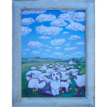 Zuzana Honsová Pejsek a nejen beránci 38 x 50 cm