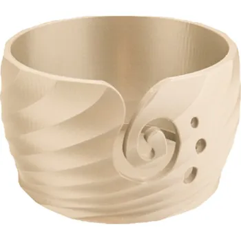 Organizér galanterie Pro Háčkování Miska na klubíčko OPTIK M Caramel Champagne