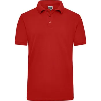 James&Nicholson Pánská polokošile JN801 Red 4XL