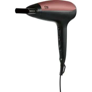 Fén CIEN Beauty Vysoušeč vlasů s ionizační technologií DC CHDB 2200 C1 (černá/červená)