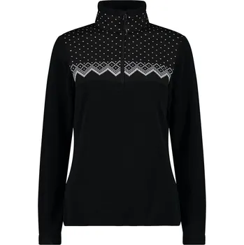 Dámská mikina Dámská mikina CMP Campagnolo Woman Sweat Fleece 33J1196-U901 Black 25/26