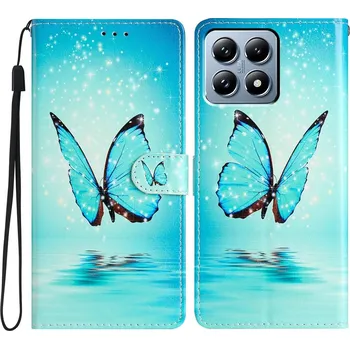 Pouzdro na mobilní telefon Unique knížkové pouzdro na Xiaomi 15T Pro - modrý motýl