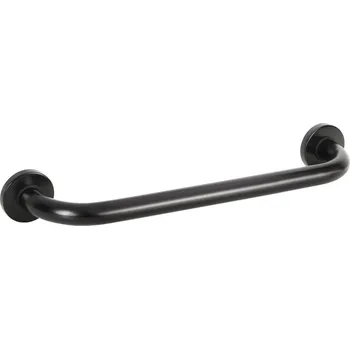 Madlo do koupelny Help: madlo 500 mm, černé, s krytkou 301100500