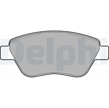 Brzdová destička Sada brzdových destiček, kotoučová brzda DELPHI LP1899