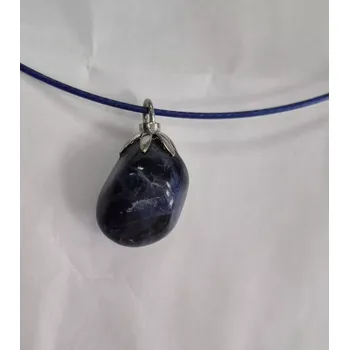 Náhrdelník Náhrdelník na lanku s polodrahokamem - sodalit (do vyprodání zásob)