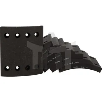 Brzdová destička Brzdové obložení SAF 19517/19518 16,3 LUMAG 19517 00 101 10