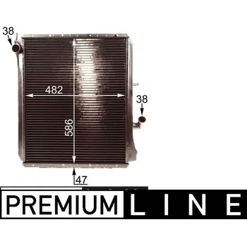 Chladič motoru Chladič, chlazení motoru MAHLE CR 215 000P