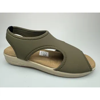 Dámská zdravotní obuv MEDISTYLE 2GO-170/z OLIVA sandál streč vel.37-42, --- - 37