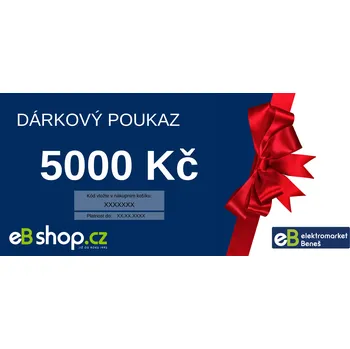 Dárkový potravinový koš On-line dárkový poukaz v hodnotě 5000 Kč