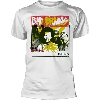 Bad Brains Colour Block White M Tričko