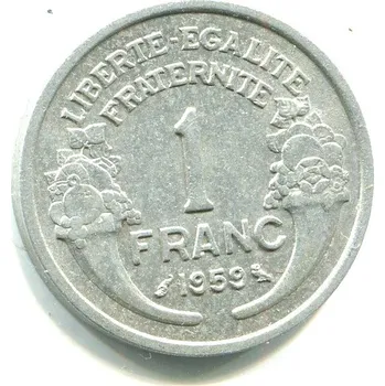 FRANCIE. 1 franc 1959.