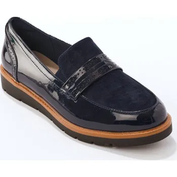 Dámské mokasíny Mokasíny ze 2 materiálů nám. modrá 40