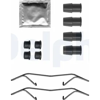 Přislušenství brzdového systému Sada příslušenství, obložení kotoučové brzdy DELPHI LX0717