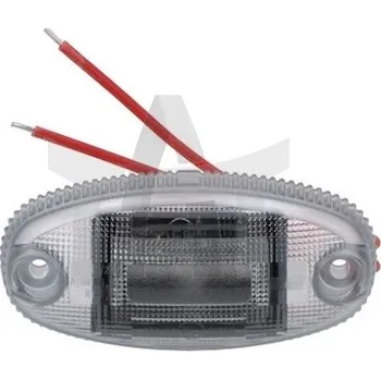 Osvětlení automobilu Lampa obrysová LED červená 12/36V tmavá FRISTOM FT-068CLEDDARK