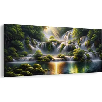 Obraz Dovido Obraz třpytící se vodopády