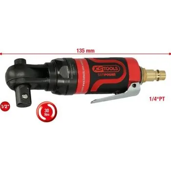 Auto-moto Ráčnový šroubovák (stlačený vzduch) KS Tools 515.5515