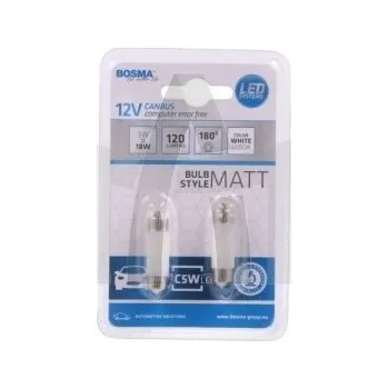 Autožárovka Žárovka 12V LED SV8,5 6xLED bílá 6000K BOSMA 5080