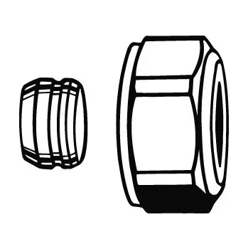 Ventil HEIMEIER Svěrné šroubení 15 x 3/4" vně (3831-15.351)