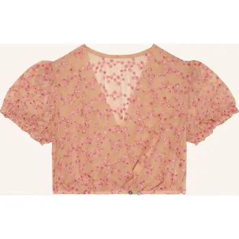 Dámská halenka Johann & Johanna Dámská Dirndl Halenka, béžová / růžová, 38